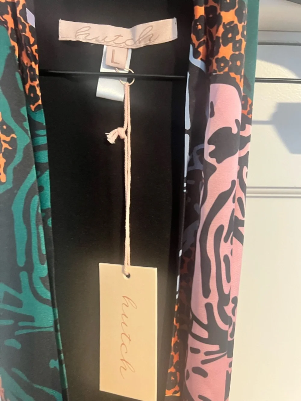 Hutch Pop Tigers Wrap Dress - Sz. L - NWT in packaging. - Picture 8 of 13